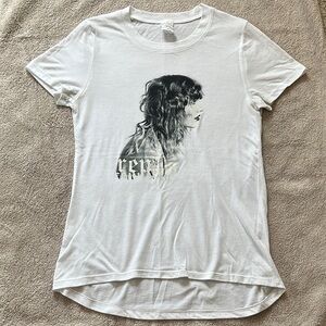 Taylor Swift White Reputation T-Shirt | Official Merchandise